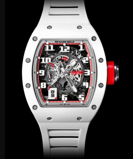 Replica Richard Mille RM 030 Automatic Winding with Declutchable Rotor Watch White Ceramic